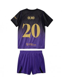 Otroški Nogometna dresi replika Barcelona Dani Olmo #20 Gostujoči 2026-27 Kratek rokav (+ hlače)